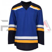 Blue Black Ice Hockey Jersey