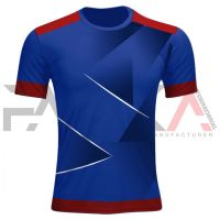 Blue Red Soccer Uniforms