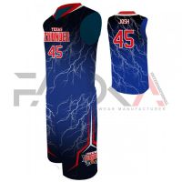 Texas Thunder Basketball Uniform