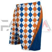 Blue Orange Lacrosse Shorts