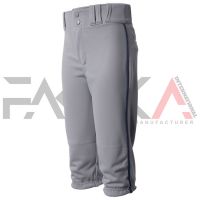 Grey Baseball half Pants